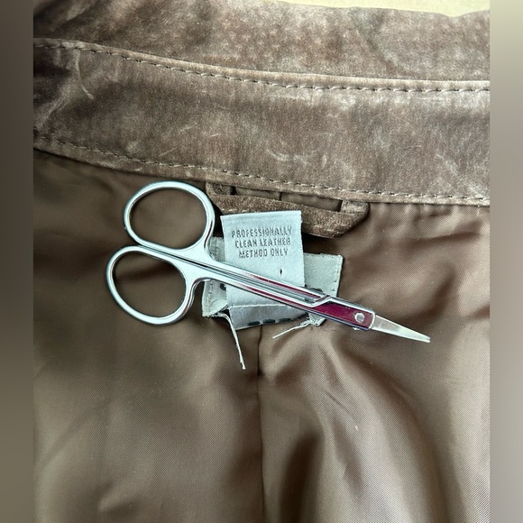 Chico’s Suede Leather Blazer - Picture 5 of 5